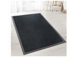karathomeliving Sisal Tiger-Eye Mit Bordüre Grau DC-261
