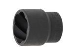 BGS Spiral-Profil-Steckschlüssel-Einsatz / Schraubenausdreher 5268-24, Antrieb Innenvierkant 12,5 mm (1/2"), SW 24 mm ; BGS technic)