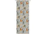 Esposa Fertigvorhang , Multicolor , Textil , Blätter , 135x245 cm , Oeko-Tex® Standard 100 , mit Kombiband , Heimtextilien, Vorhänge, Fertigvorhänge