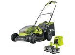 Ryobi RY18LM37A-240 - Akku Rasenmäher - Schnittbreite 37 cm - 2x18V/4Ah