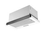 Midea Dunstabzugshaube , Weiß , Metall , C , 59.5x25.5x30.8 cm , elektronische Steuerung, Arbeitsplatzbeleuchtung , Küchen, Küchenelektrogeräte, Dunstabzugshauben