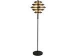 Xxxl Led-Stehleuchte , Schwarz , Metall , G , 148 cm , Lampen & Leuchten, Innenbeleuchtung, Stehlampen, Stehlampen dimmbar