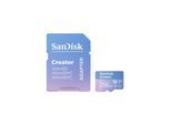 SanDisk Creator MicroSD/SD - 190MB/s - 256GB