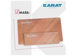 Karat office Design-Glas-Memoboard Brush Rot