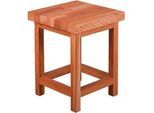 Universalhocker Echtholz Eichefarben H: 40 cm
