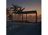 Pergola Deluxe ca. 300x600 cm Anthrazit Netzbetrieb inkl.LED