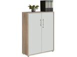 Aktenschrank Office Edition Weiß/Sonoma Eiche