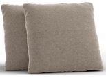 Sofakissen SIT & MORE "Jazz", beige (nature), B:60cm H:60cm T:8cm, 95% Polyester 5% Polyamid, Polsterauflagen, Sofakissen, 2er Kissen-Set wahlweise in drei Größen