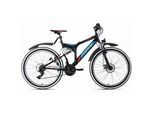 KS Cycling Mountainbike , Schwarz , Metall , 180x70x100 cm , Freizeit & Co, Sport & Fitness, Fahrräder, Mountainbikes