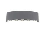 Xxxl Led-Wandleuchte , Silberfarben , Metall , rechteckig , 4.7x8x27 cm , Lampen & Leuchten, Innenbeleuchtung, Wandleuchten