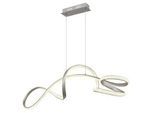 Globo Led-Hängeleuchte , Klar, Nickelfarben , Metall, Kunststoff , F , 33x120x108 cm , Ce , Lampen & Leuchten, Leuchtenserien