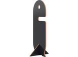 Herrendiener TOJO "Tojo-dienerle", schwarz, B:48cm H:116cm T:48cm, MDF, Herrendiener, aus MDF beschichtet, in zwei Farben