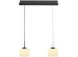 Hell Led-Pendelleuchte , Anthrazit , Metall , rund , F , 5x150x63 cm , Europäischer Sicherheitsstandard , höhenverstellbar , Lampen & Leuchten, Leuchtenserien