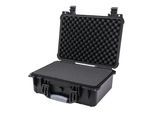 HMF ODK100 Outdoor-Fotokoffer, Transportkoffer mit Rasterschaumstoff, 41 x 32 x 17,5 cm