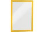 DURABLE DURAFRAME DIN A4 Inforahmen selbstklebend Gelb PVC (Polyvinylchlorid) 487204 20,5 (B) x 0,6 (T) x 29 (H) cm 2 Stück
