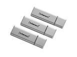 Intenso USB Stick Silber 16GB Triple Pack