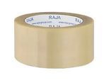 RAJA Verpackungsklebeband Transparent 50 mm (B) x 66 m (L) PVC (Polyvinylchlorid) 6 Stück