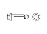 ART 82031 LINDAPTER-Hollo-Bolt St./8.8 HB 12-Größe 1 galv. verzinkt S