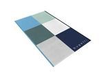 Vossen Strandtuch , Blau , Textil , Uni , 100x180 cm , ISO 9001, Fkt, Made in Austria, Oeko-Tex® Standard 100 , Heimtextilien, Badtextilien, Strandtücher