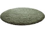 Homie Living Hochflor-Teppich »Matteo HL-0961« rund 50 mm Höhe 100% recyceltem PET, Langflor, Shaggy, Wohnzimmer