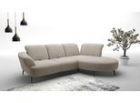Ecksofa SIT & MORE "Dance, L-Form, inkl. Sitztiefenverstellung", beige (nature), B:313cm H:91cm T:208cm, 95%Polyester 5%Polyamid, Sofas, Ecksofa, inkl. Click&Seat, optional mit Kopfteilverstellung