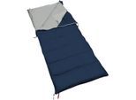 Deckenschlafsack POLYDAUN "Schlafsack Stern 85x210 cm Antraziet- 4-Jahreszeiten", blau, Schlafsäcke, B/L: 85cm x 210cm, umlaufender Reißverschluss, Obermaterial: 100% Baumwolle, L:210cm