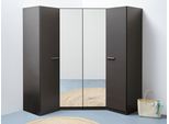 Schrank-Set INOSIGN BY RAUCH "Kleiderschrank Schrank Garderobe Wäscheschrank VANDOR", grau (graumetallic), B:164cm H:197cm T:151cm, Holzwerkstoff, Kastenmöbel-Sets, 4-türig mit viel Stauraum, Schränke einzeln stellbar MADE IN GERMANY