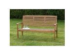 Gardenson Gartenbank , Akaziefarben , Holz , Akazie , massiv , 161x92x62 cm , Fsc , Holzmöbel, Sitzgelegenheiten Holz, Holzbänke, Gartenbänke Holz