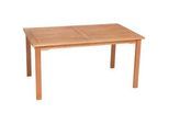 Gardenson Gartentisch , Naturfarben , Holz , Eukalyptusholz , vollmassiv , rechteckig , eckig , 90x74.5x150 cm , FSC Mix , Holzmöbel, Holztische, Gartentische Holz
