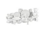 Xxxl Kombiservice , Weiß , Keramik , 80-teilig , 200 ml,200 ml,100 ml,300 ml,400 ml , 48x35x57 cm , Geschirr, Geschirrsets, Kombiservice