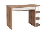 Schreibtisch Lovino Eichefarben MDF ca. 121x60 cm