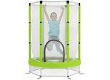 Aiyaplay Kinder Trampolin, Grün, Stahl, Kunststoff , Metall , 140x140 cm , Outdoor Spielzeug