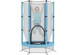 Aiyaplay Kinder Trampolin, Hellblau, Stahl, Kunststoff , Metall , 140x140 cm , Outdoor Spielzeug