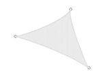 Sol Royal Sonnensegel SolVision HS9 420/420/600 cm dreieckig Weiß Hdpe , Kunststoff , 420x420 cm , Sonnen- & Sichtschutz, Sonnensegel