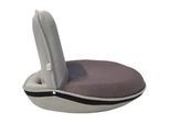 Mobili Rebecca Meditationstuhl Grau 20/52/44 cm , Textil , 20x44x52 cm , Wohnzimmer, Sessel, Relaxsessel