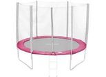 Jawinio Randabdeckung Trampolin 244 cm Pink , Kunststoff , 244x244 cm , Outdoor Spielzeug