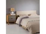 Idimex Kopfteil Dacio 120X190 Cm , Beige , Textil , Mode , 121x69x6 cm , Schlafzimmer, Betten