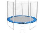 Jawinio Randabdeckung Trampolin 244 cm Blau , Kunststoff , 244x244 cm , Outdoor Spielzeug