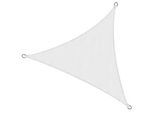 Sol Royal Sonnensegel SolVision HS9 300/300/300 cm dreieckig Weiß Hdpe , Kunststoff , 300x300 cm , Sonnen- & Sichtschutz, Sonnensegel