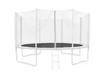 Jawinio Sprungtuch Trampolin 366 cm , Schwarz , Kunststoff , 366x366 cm , Outdoor Spielzeug