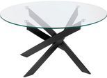 Leonique Couchtisch »Luzie, TOPSELLER!, OTTOs Choice«, unterschiedliches Beingestell (in chrome und schwarz), Breite 80 cm