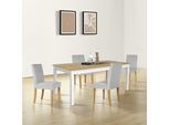 Home affaire Esszimmerstuhl »Winikon, TOPSELLER!, OTTOs Choice«, (Set), 4 St., Cord, Massivholzgestell, moderner Cordbezug,...