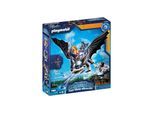 PLAYMOBIL® 71081 - Dreamworks Dragons - The Nine Realms - Thunder und Tom mit Schussfunktion und Lichtmodul