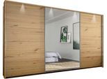 Schwebetürenschrank RAUCH "Kleiderschrank Schrank Garderobe Wäscheschrank TOMA mit Passepartout", braun (eiche artisan), B:368cm H:214cm T:64cm, Holzwerkstoff, Schränke, Schwebetürenschrank, inkl. Regaleinsatz sowie zusätzlichen Einlegeböden MADE IN GERMANY