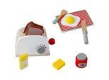 Mobili Rebecca Kinderküchenzubehör Toaster , Multicolor , Holz , 15.5x11x9 cm , Spielzeug, Kinderspielzeug, Kinderküchen