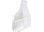 Roba Betthimmel weiß , Weiß , Textil , 250x160x0.5 cm , Babymöbel, Babybetten