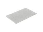 Vossen Badteppich , Hellgrau , Textil , Uni , rechteckig , 70x120 cm , ISO 9001, Fkt, Made in Austria, Oeko-Tex® Standard 100 , für Fußbodenheizung geeignet , Heimtextilien, Badtextilien, Badematten