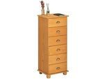 Idimex Apothekerkommode Colmar , Kieferfarben, Kieferfarben , Holz , Kiefer , Vintage , 49x114x39 cm , FSC Mix , Wohnzimmer, Kommoden & Sideboards, Kommoden