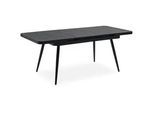 Idimex Gartentisch Sunny , Schwarz , Metall , Mode , 150x78x90 cm , Gartenmöbel, Gartentische, Gartentische