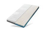 Sleepneo Kaltschaumatratze 160x200 cm H2+H3 Höhe 18cm mit waschbarem Bezug , Weiß , Textil , Füllung: Polyester , Rechteckig , 160x200 cm , Oeko-Tex® Standard 100 , aktive Schulterzone, atmungsaktiv, Bezug abnehmbar/waschbar, Bezug rundum abnehmbar, für verstellbare Lattenroste geeignet, klimatisierte Belüftungskanäle, mit Aloe Vera, Ober- und Unterseite versteppt, optimale Belüftung, schadstoffge